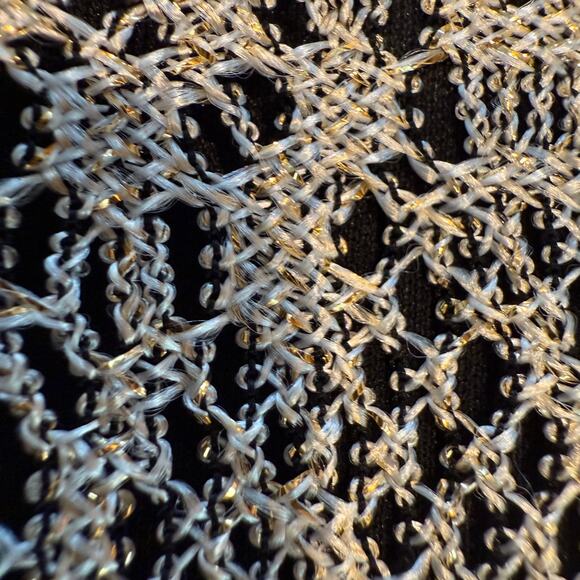 Vintage Georgio Sant Angelo Cocktail Dress SZ 20 Gold Black - Picture 8 of 8